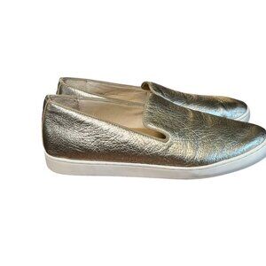 Birdies Metallic Loafer Shoe 8.5 Gold Leather Glam Sneaker The Swift Preppy